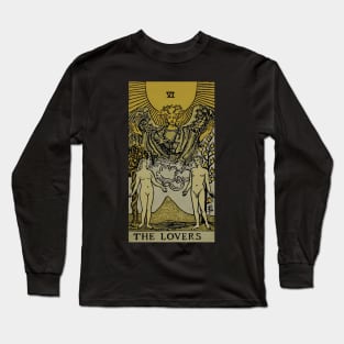 The Lovers Tarot Card Long Sleeve T-Shirt